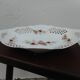 Plat porcelaine décor floral