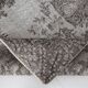 4x7 Gray & Brown Turkish Vintage Rug 114x214Cm SK 4869