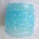 Verre opaline bleue
