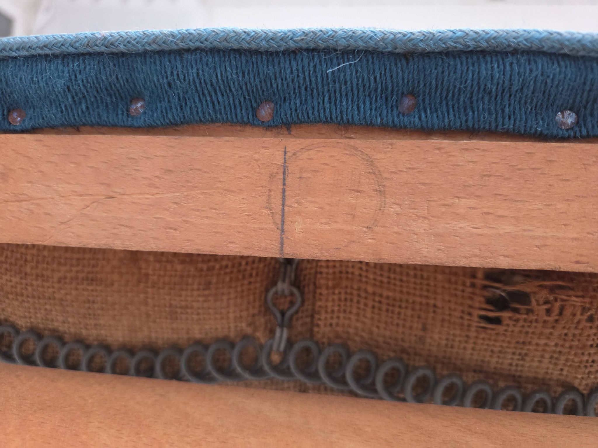 1970s, Danish armchair by Fritz Hansen, furniture wool, beech wood.