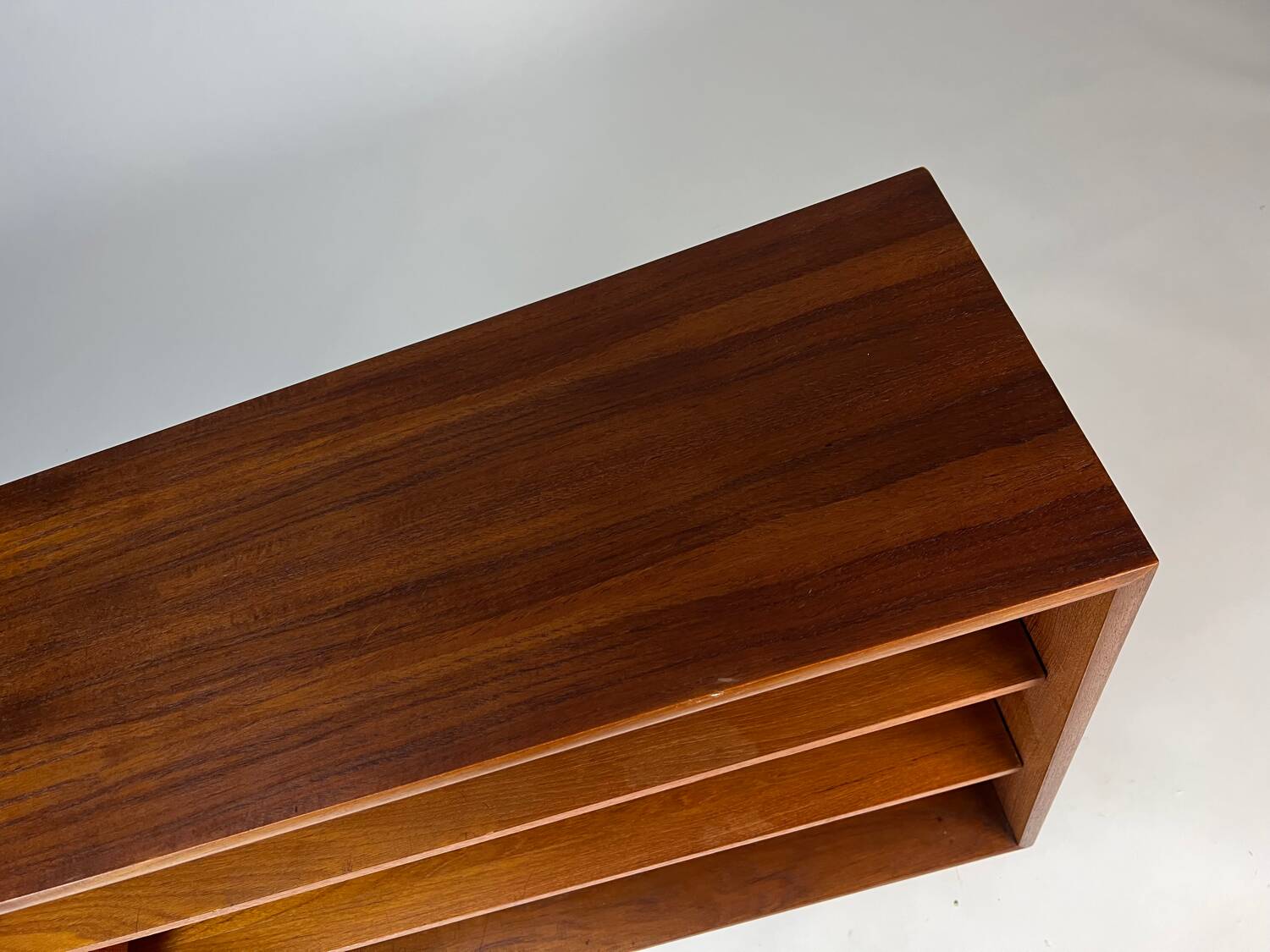 Mid-century teak bookcase shelf highboard 60s WK vintage