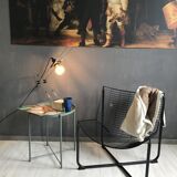 Fratelli Mannelli travertine desk lamp, 1970s
