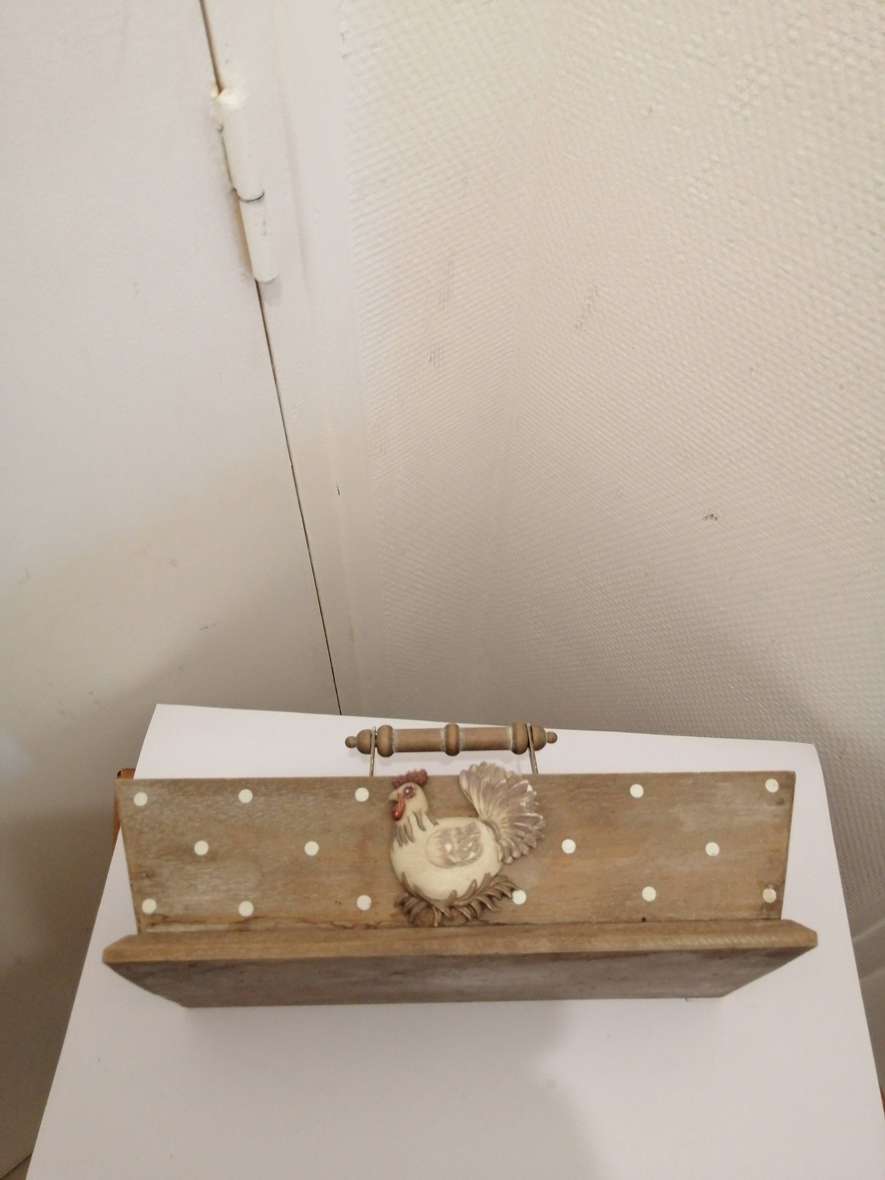 Panier a oeufs ou autres en bois vintage