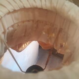 Turned wood lamp and lampshade 1930 fabrics and gallon