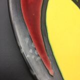 Abstract decorative dish in bright colors