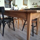Table de ferme en noyer 200x80 8 pers.
