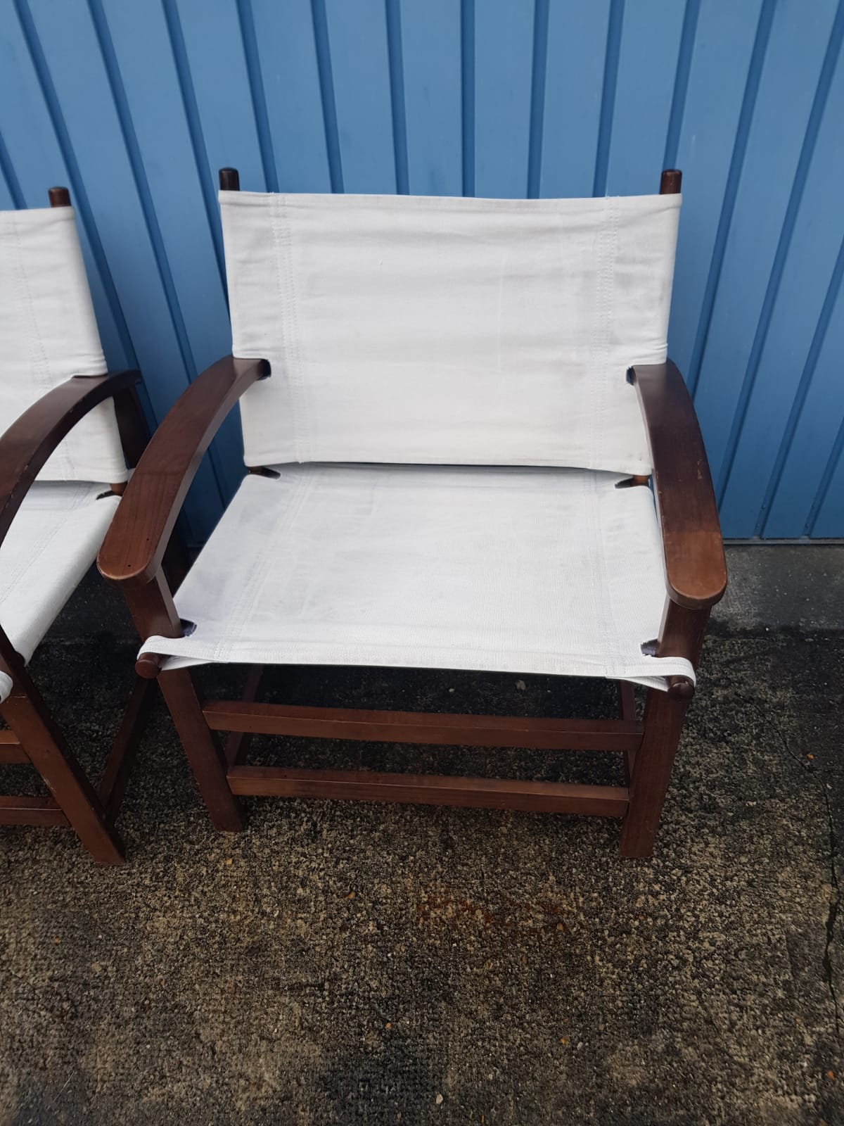 Pair of safari chairs
