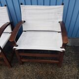 Pair of safari chairs