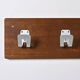 Pierre Guariche coat racks for the La Plagne ski resort, circa 1968