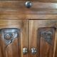 Confiturier en noyer – meuble de rangement ancien 1930-40