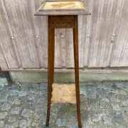 Antique Stand / Sculpted Wooden Plant Holder — 1900s Era
