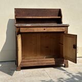 Grand buffet, meuble de toilette ancienne à dessus de marbre XIXe