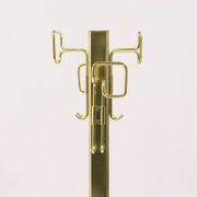 Porte-manteau mi-siècle en laiton chromé Belgo Chrom 1970