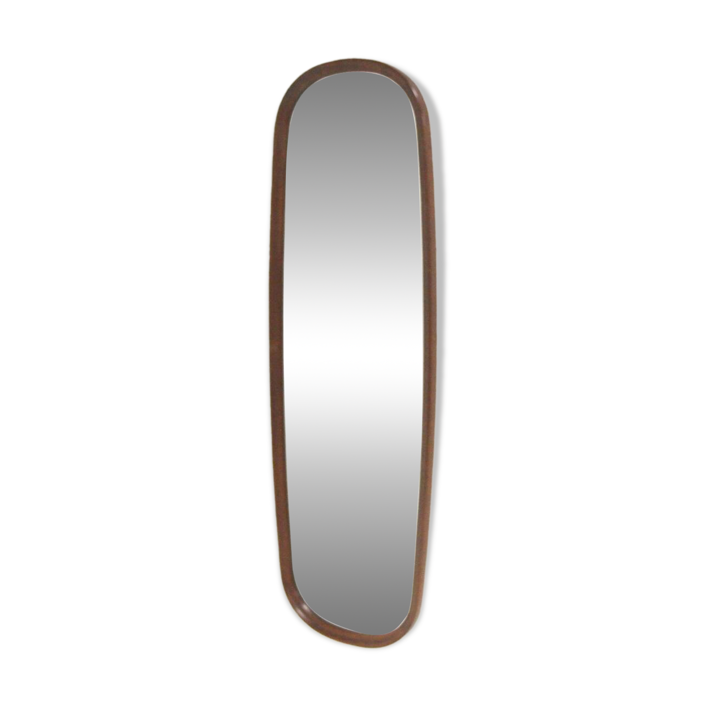 Scandinavian teak mirror, 120x38cm, Sweden, 1960