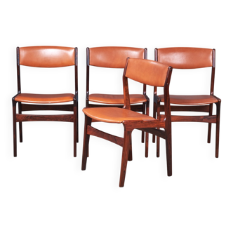 Dining Chairs in Rosewood by Nova, Denmark, 1960s, Set of 4