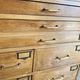 Vintage printer or schoolmaster workshop furniture from the 50s