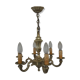 Lustre en bronze style Louis XV - 6 feux