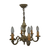 Lustre en bronze style Louis XV - 6 feux