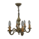 Lustre en bronze style Louis XV - 6 feux