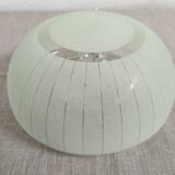 Vintage glass ceiling lamp from the 50s/60s