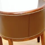 Pair of vintage barrel chairs