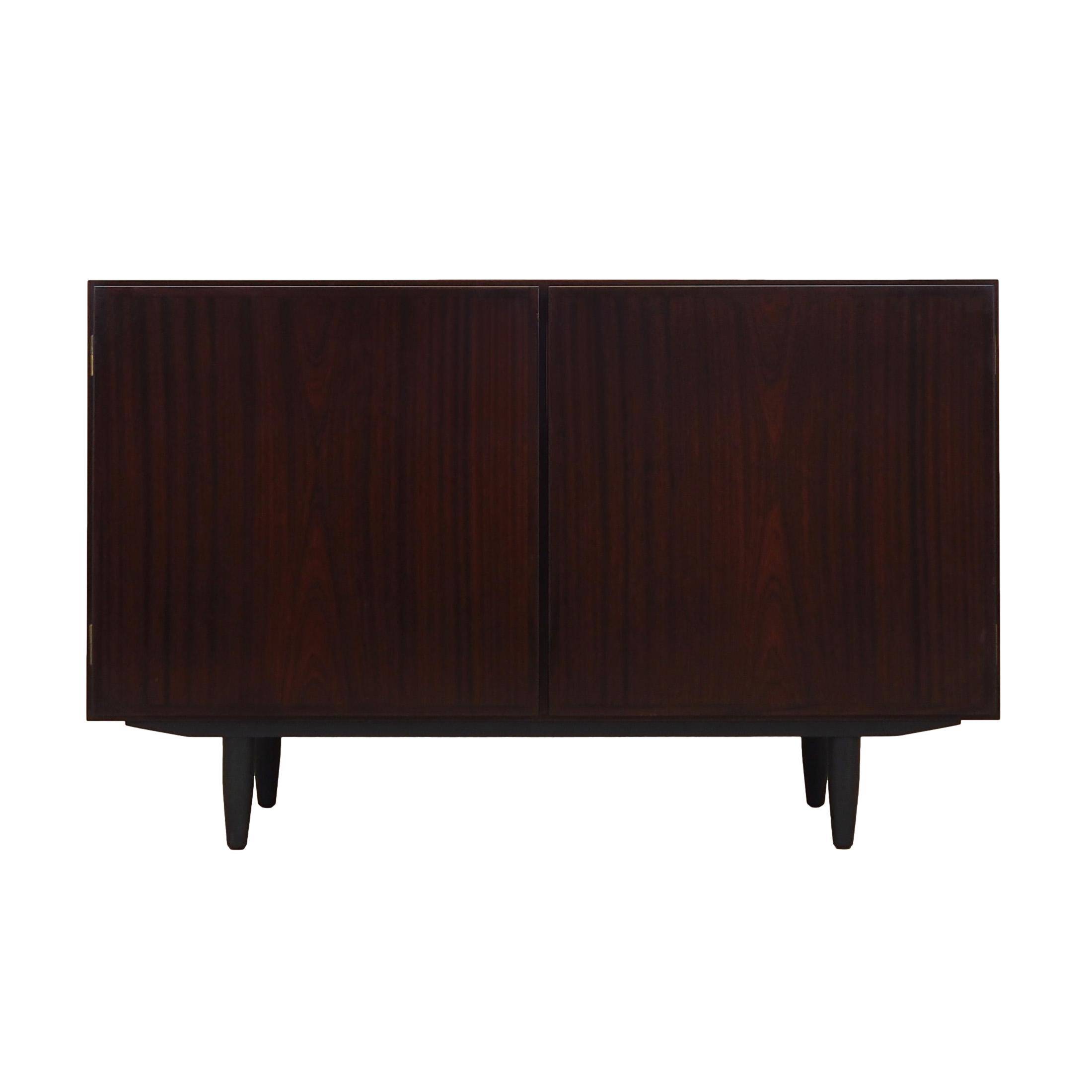 Mahogany cabinet, Danish design, 1970s, manufactured by Omann Jun
