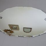 Mirror beveled art deco 30 40s 59x42cm