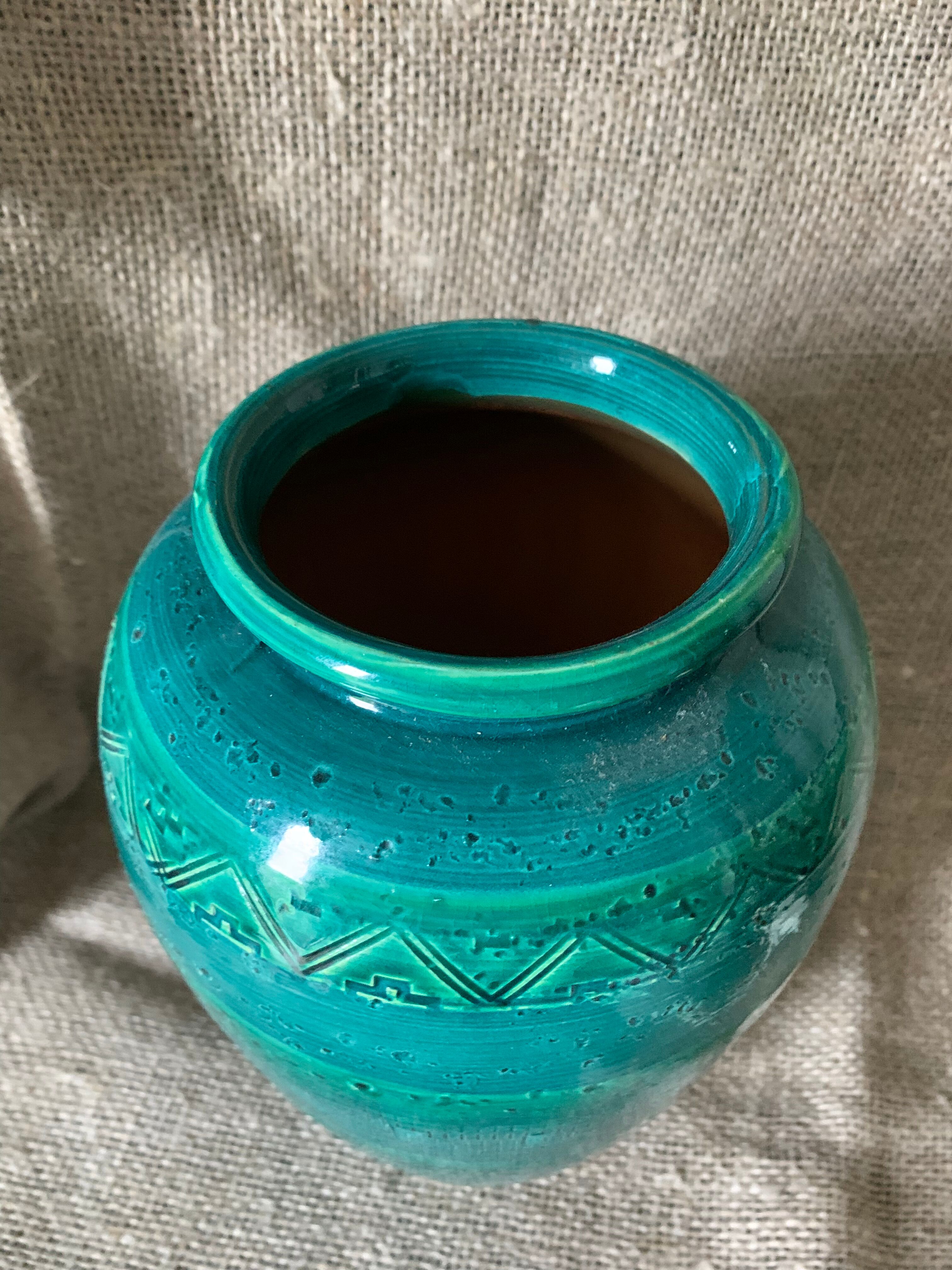Green Moroccan vase