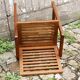 Wooden school desk and chair, 1950s