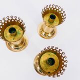 3 Hans-Agne Jakobsson L159 candlesticks - 1960