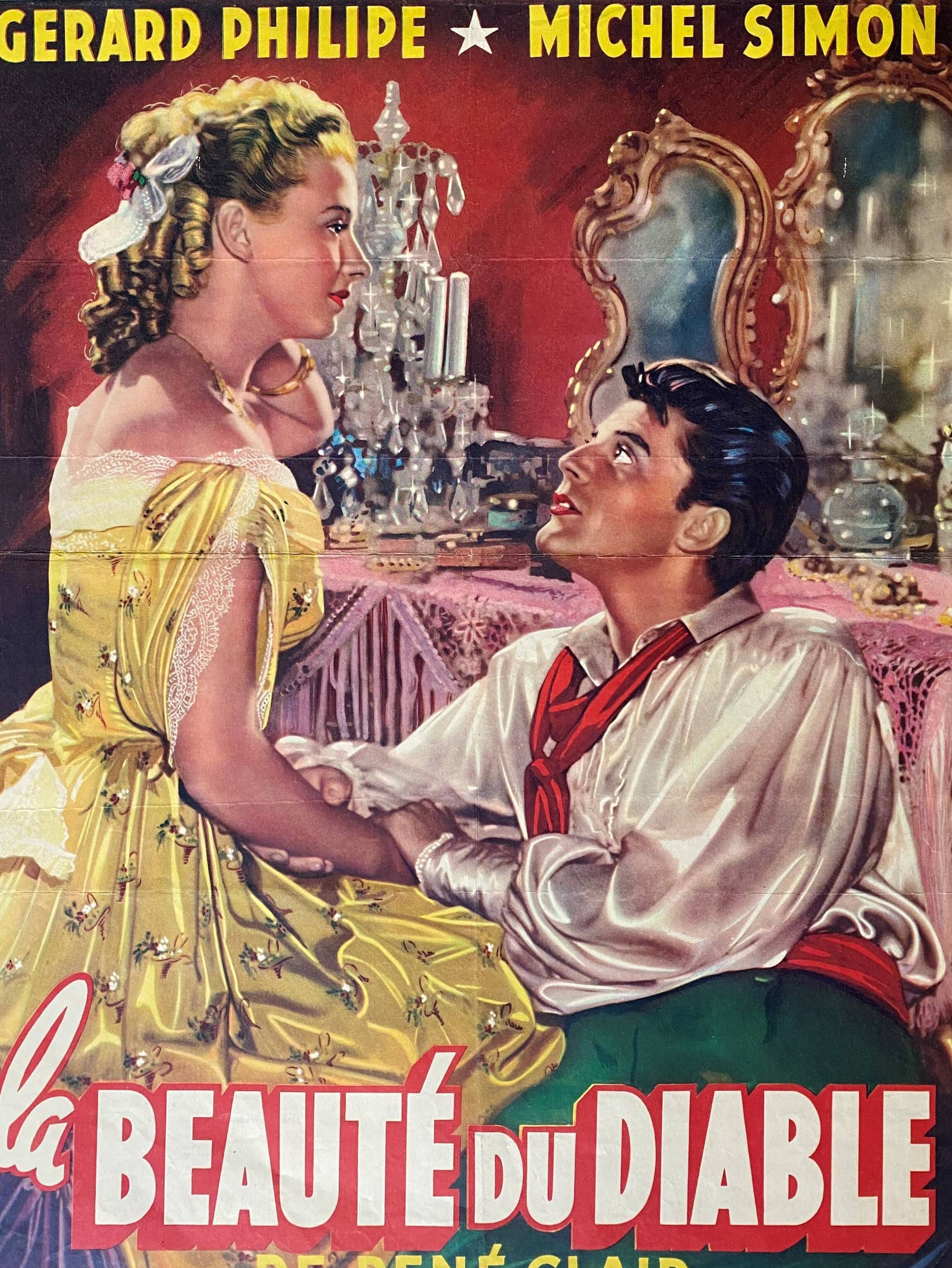 Original cinema poster "The Beauty of the Devil" Gérard Philipe 37x55cm 1950