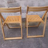 2 folding chairs from the 80s and 90s