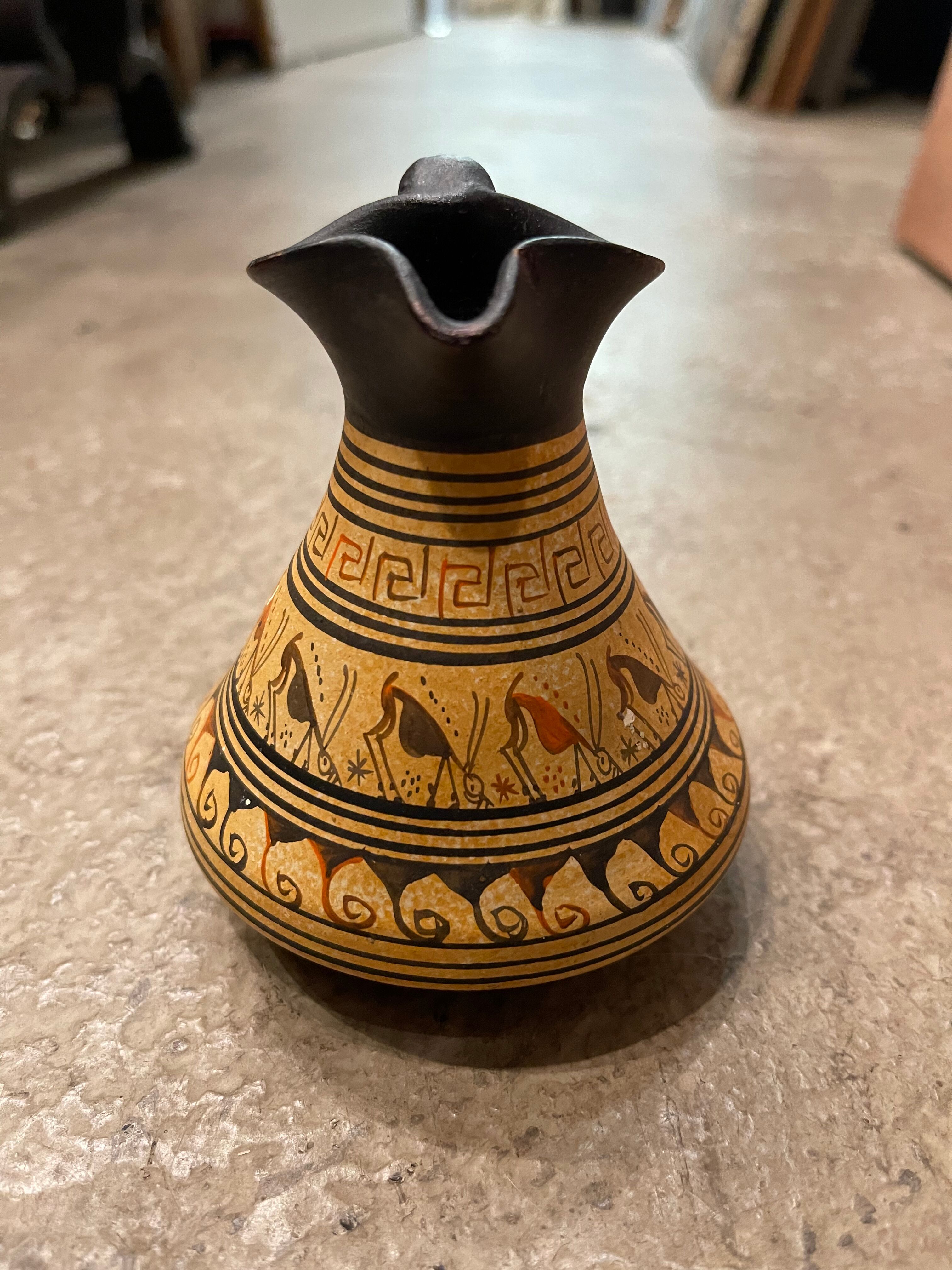 Painted earthen jar