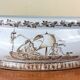 Château de Toussicourt: very important centerpiece planter in enamelled earthenware