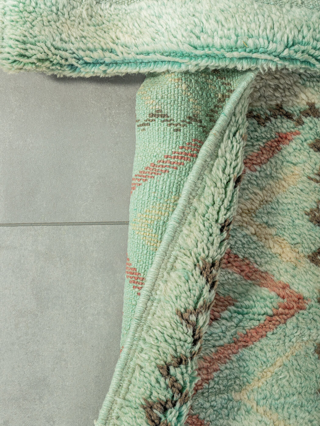 Vintage beni mrirt, berber rug, 205 x 305