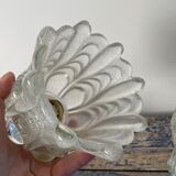 Set of two vintage electric chiseled glass handhelds