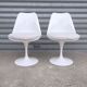 Pair of tulip chairs by Eero Saarinen for Knoll International