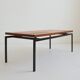 Table basse moderniste scandinave 1950 vintage