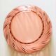Vereco pink glass salad bowl