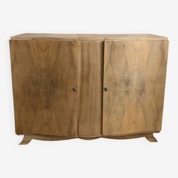 Art Deco sideboard in elm burl veneer