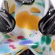 Black and Multicolored Murano Glass Clown Trinket Bowl / Ashtray, Italy