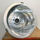 Industrial aluminium lamp with iron grid from siemens, 1980’s
