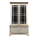 Old school library, white patinated two-body dresser, year 1888