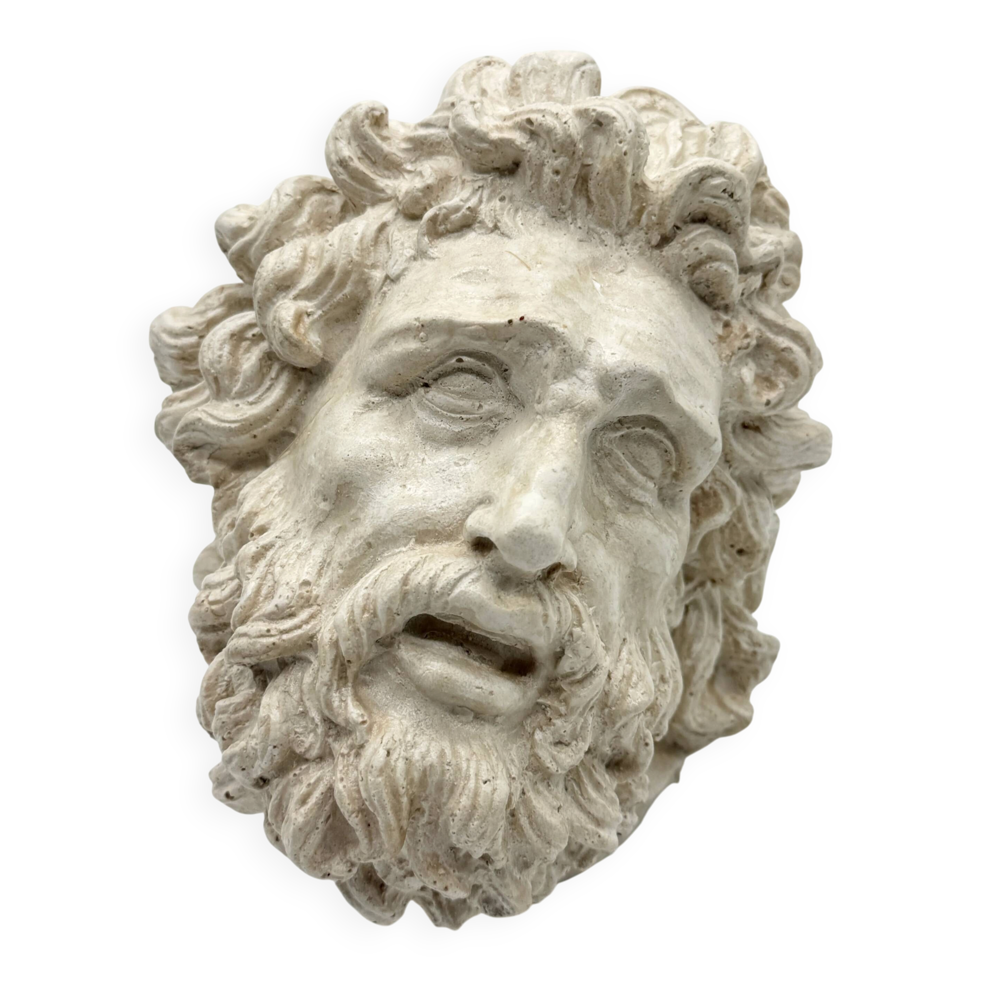 "Head of Laocoön" in plaster, contemporary reproduction, 20th century