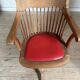 Vintage Art Deco swivel office chair