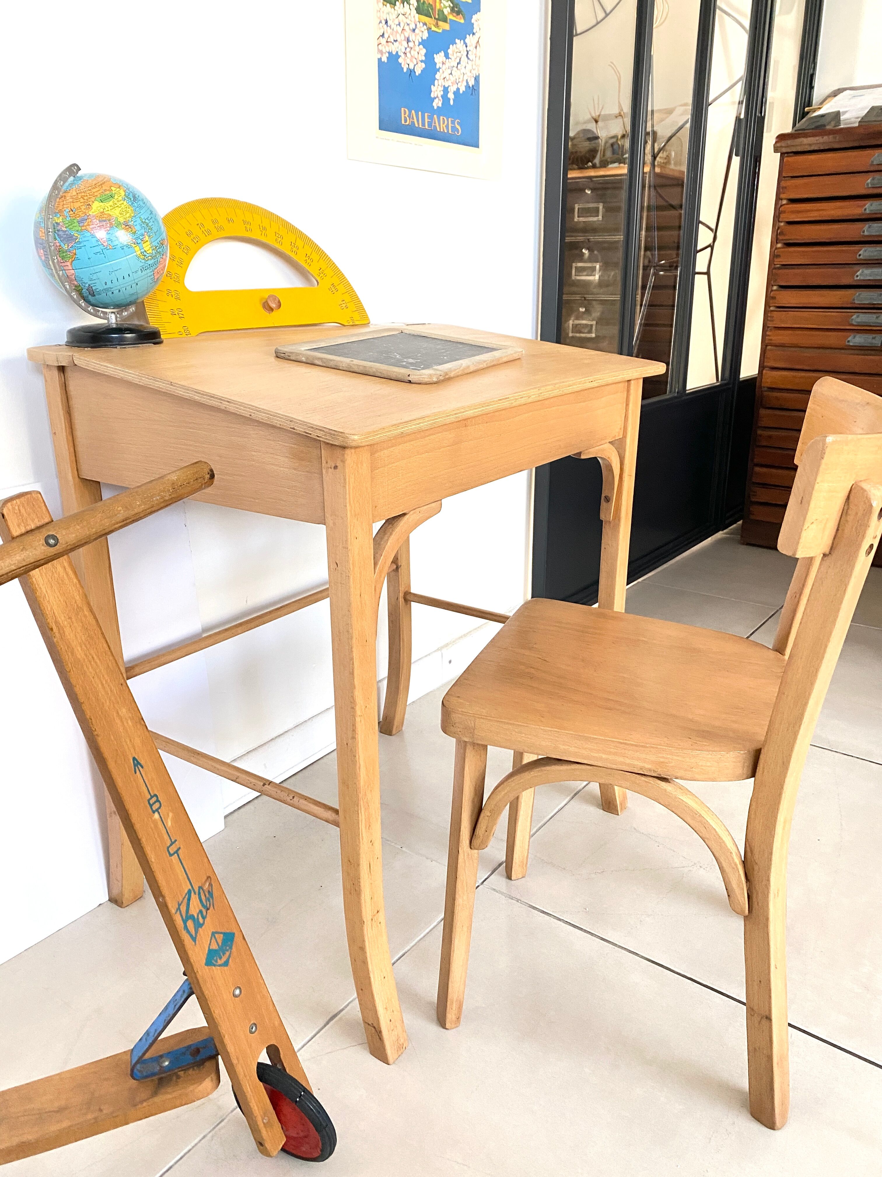 Baumann desk and children's chair set