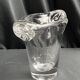 Daum, crystal vase with coiled sockets circa 1970