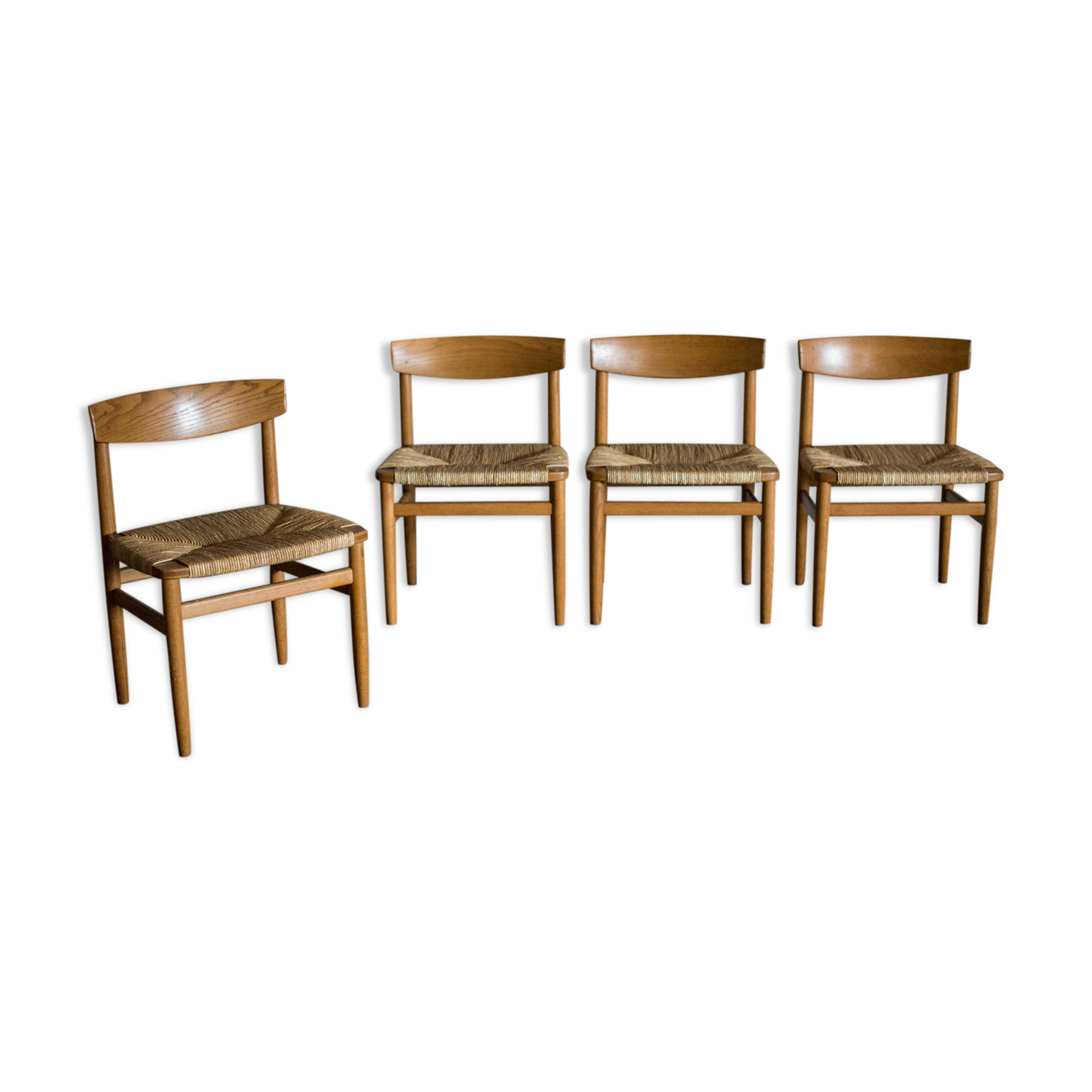 Set of 4 Borge Mogensen chairs