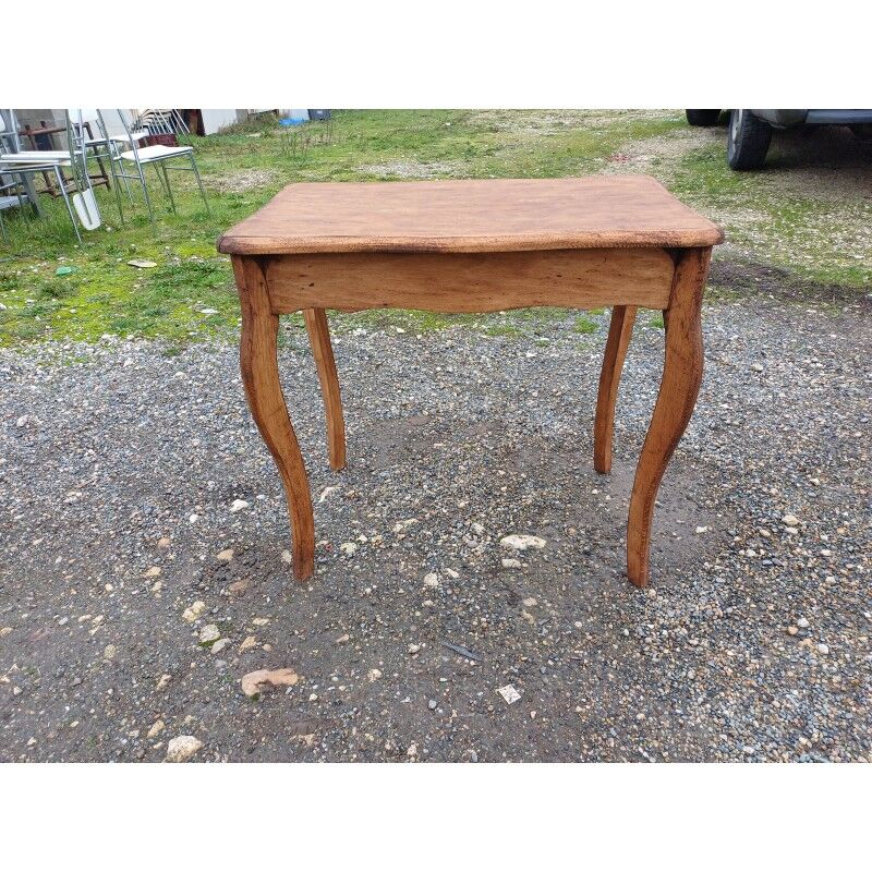 Table chêne, 1 tiroir