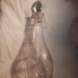 Ancienne carafe en cristal taillé de portieux signée